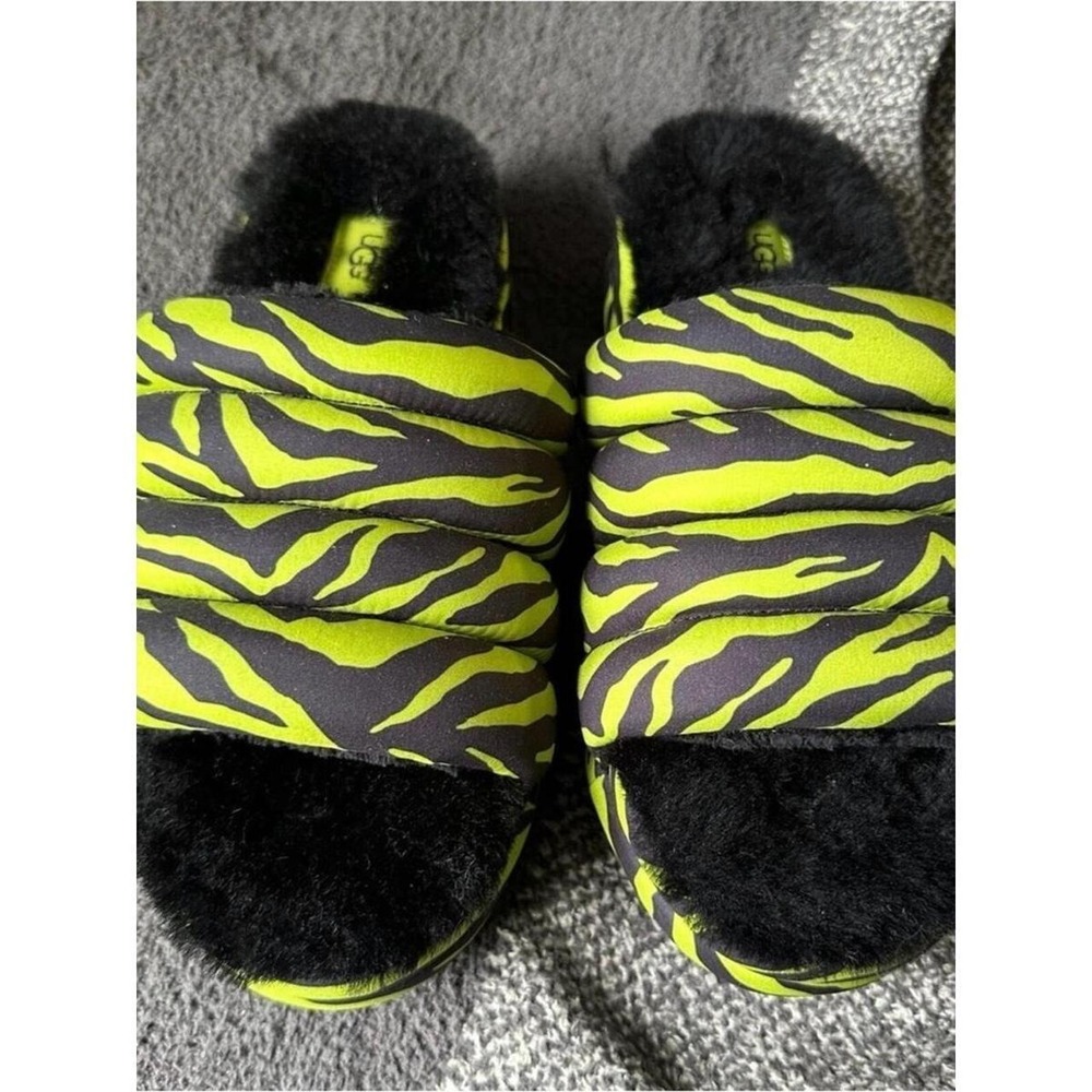 Ugg neon zebra slippers